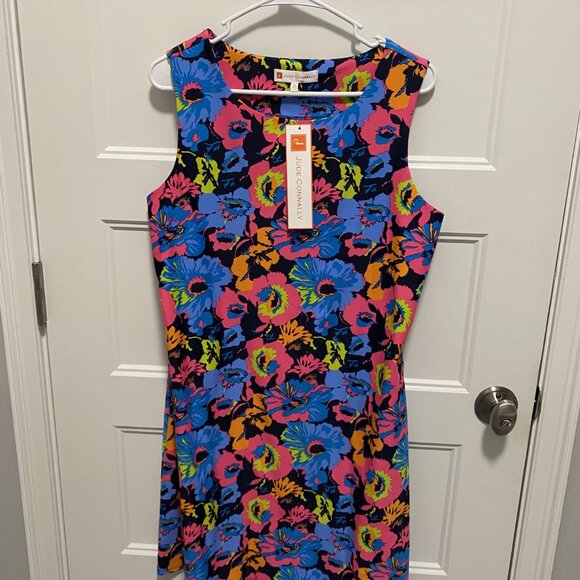 Jude Connally Wild flower navy dress NWT - Picture 5 of 5